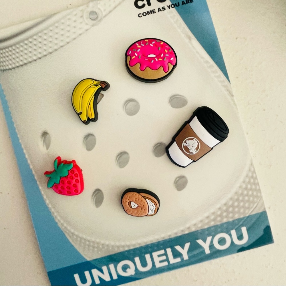 CROCS Breakfast Jibbitz Set 5 Pack - Picture 3 of 4